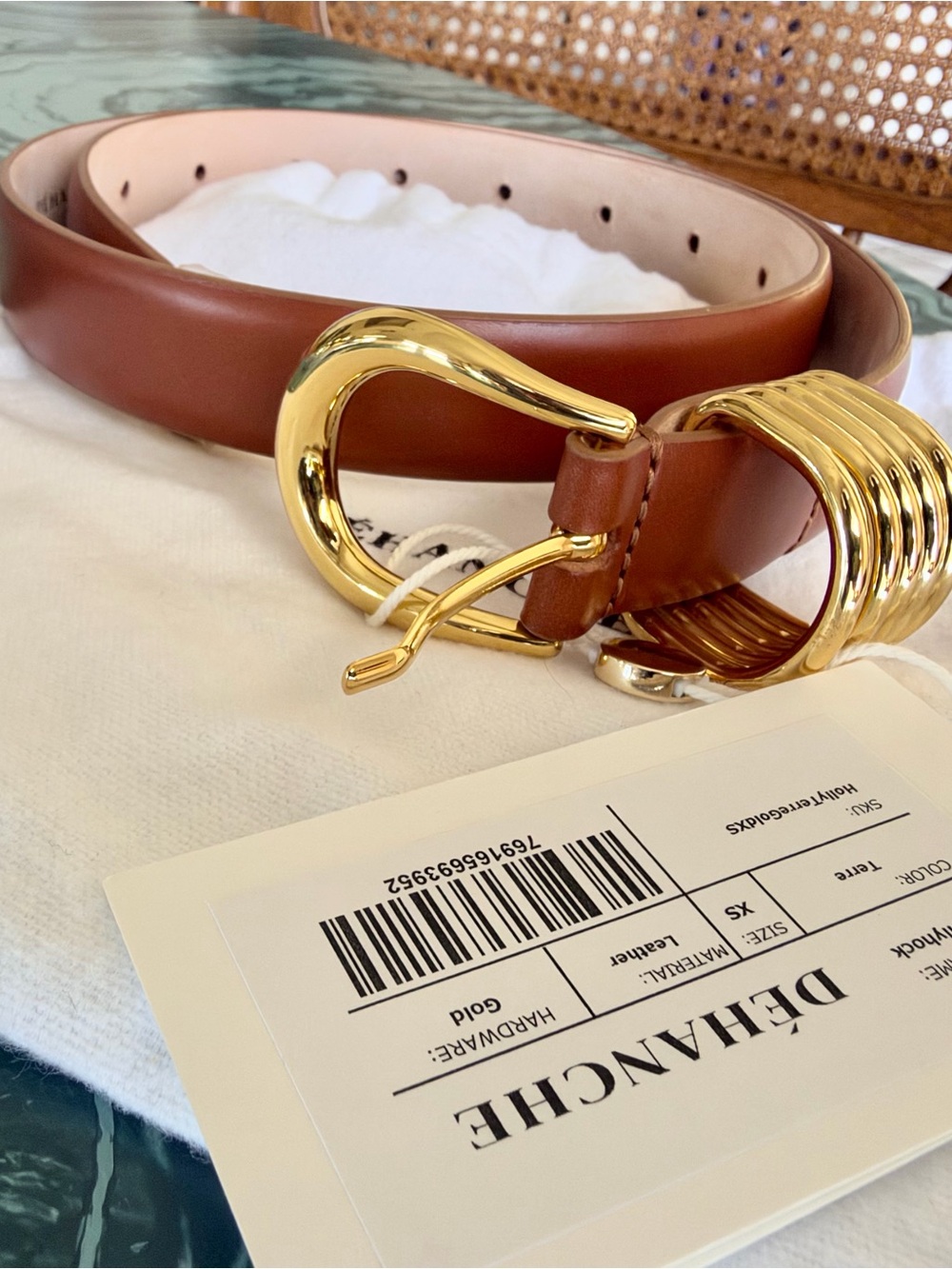 Dehanche Hollyhock Terre / Gold XS BNWT